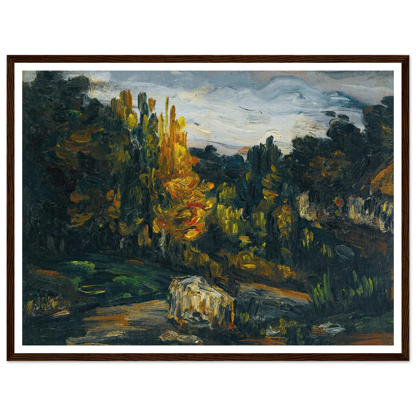 Paysage (1866) Art Print | Paul Cezanne-Quipham Collections