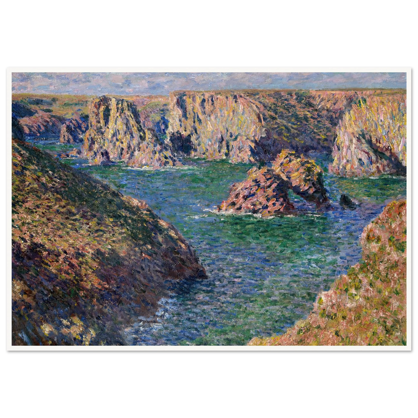 Port-Domois, Belle-Isle (1887) Art Print | Claude Monet-Quipham Collections
