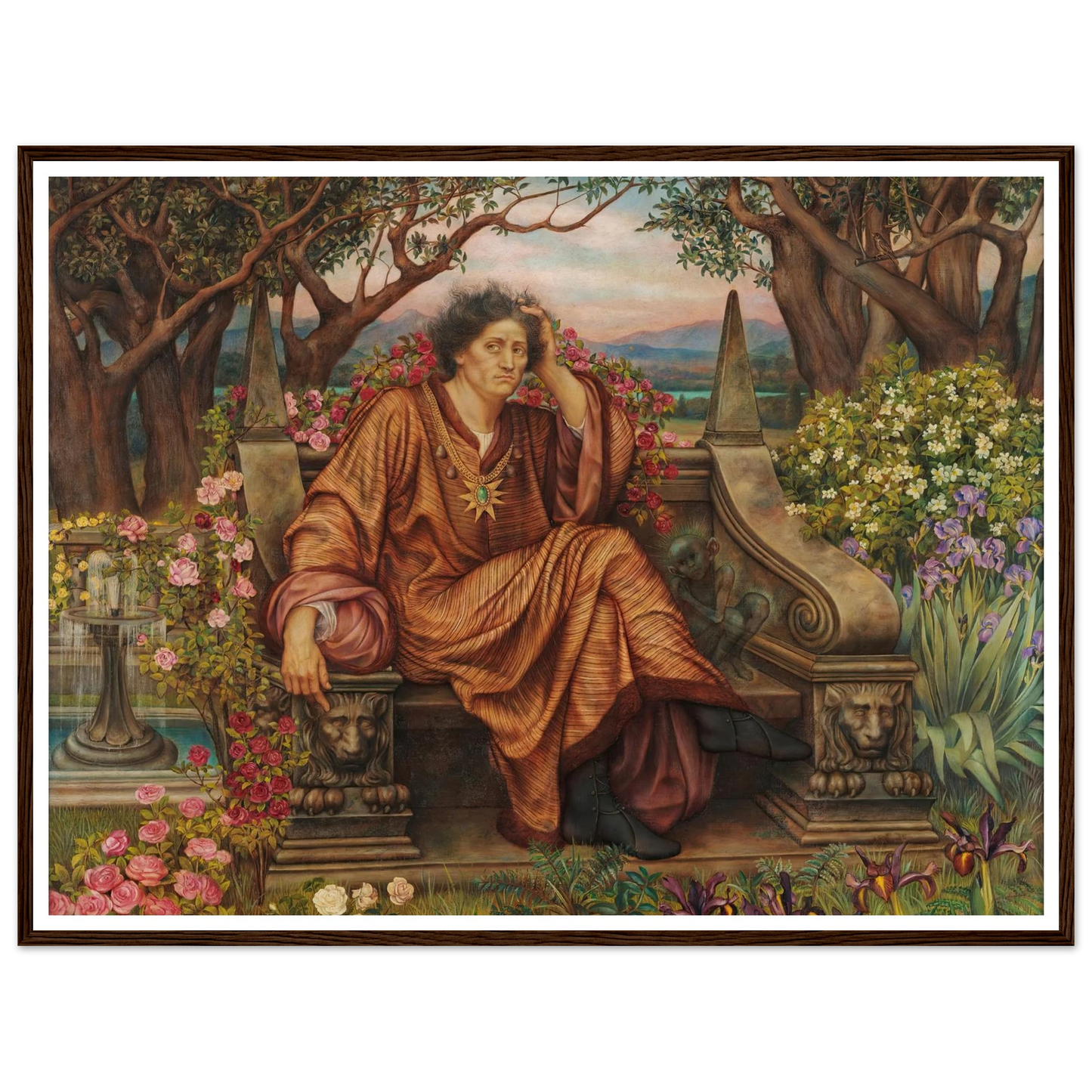 A Soul in Hell (1902) Art Print | Evelyn de Morgan-Quipham Collections