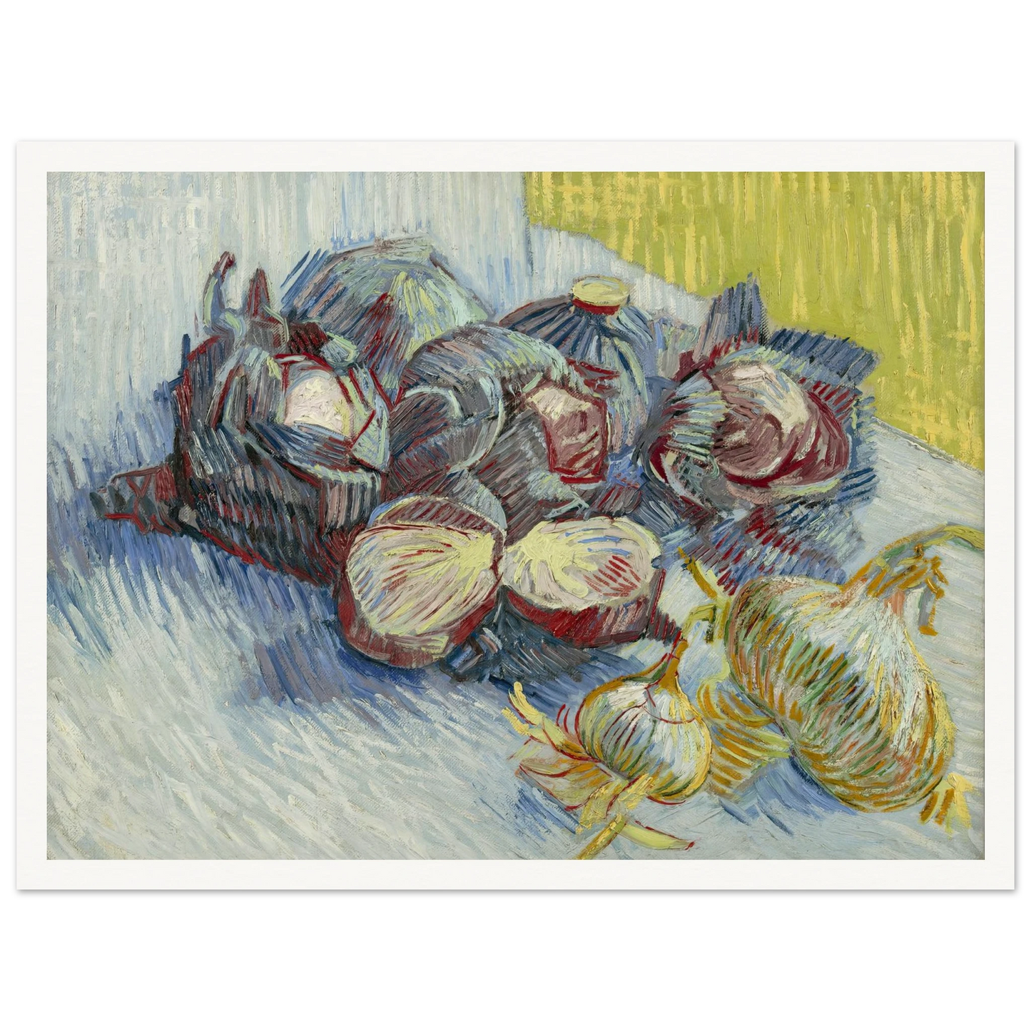Red cabbages and onions (1887) Art Print | Vincent van Gogh-Quipham Collections