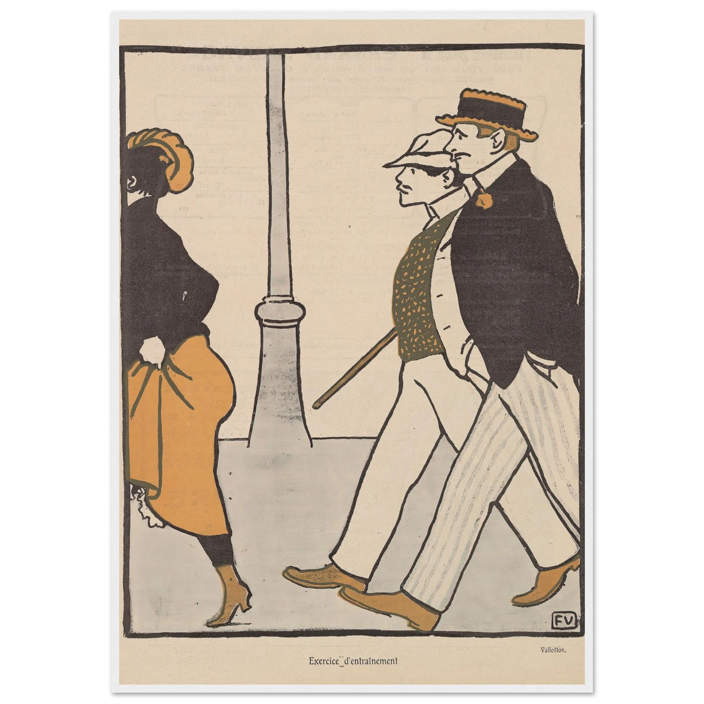 11 juillet 1903. Art Print | Felix Vallotton-Quipham Collections