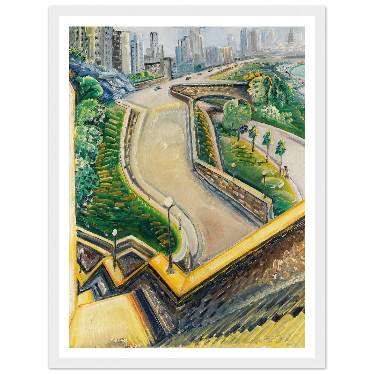 New York Riverside Drive (1934) Art Print | Paul Kleinschmidt-Quipham Collections