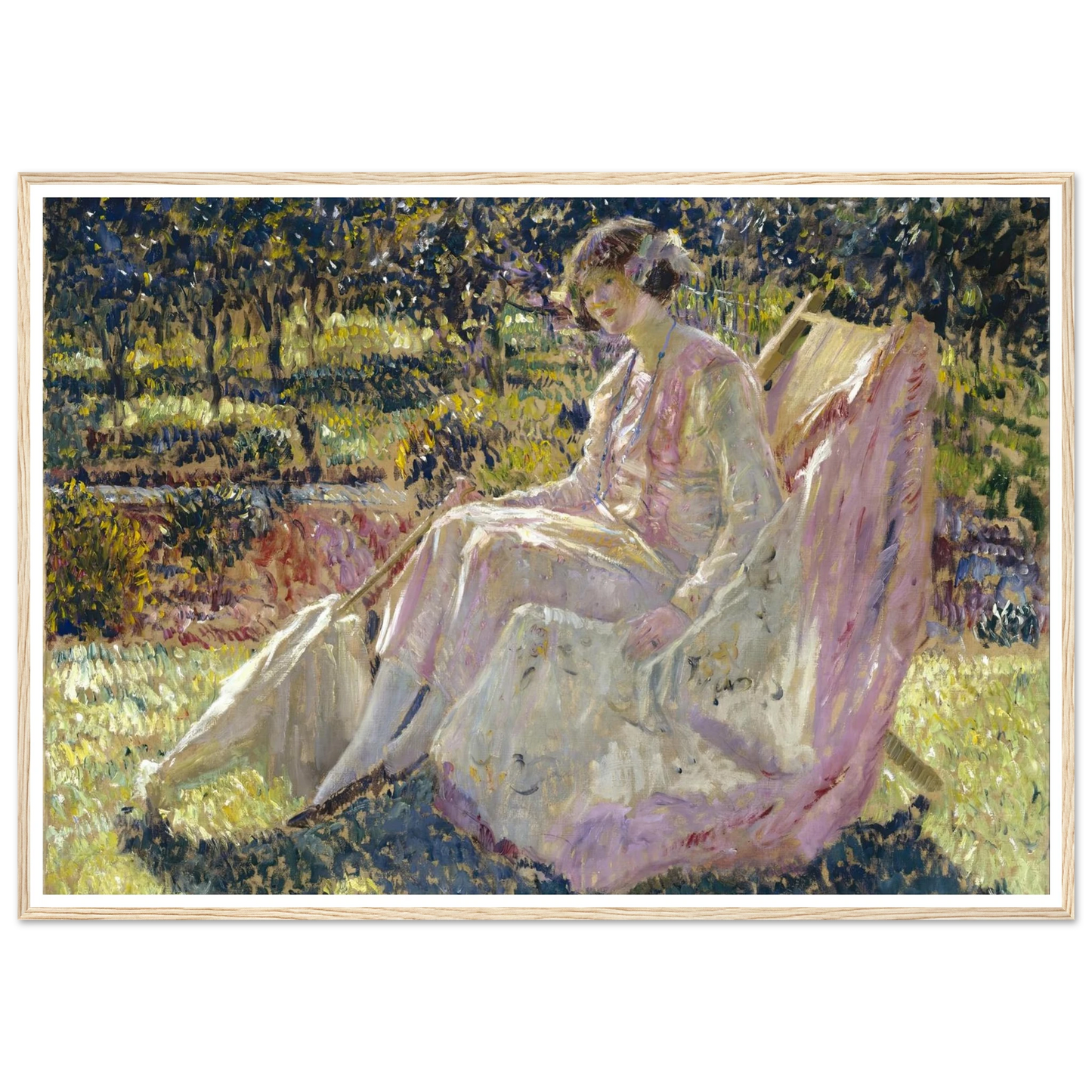 Sunbath (1908-1918) Art Print | Frederick Carl Frieseke-Quipham Collections