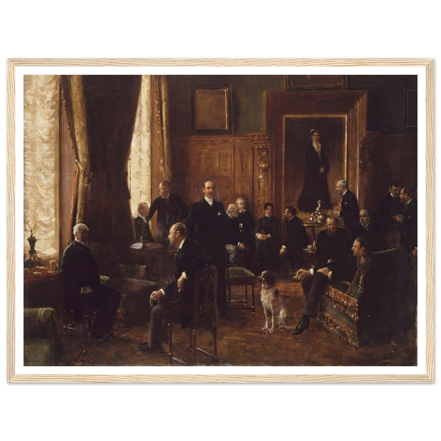 Le salon de la comtesse Potocka (1887) Art Print | Jean Beraud-Quipham Collections