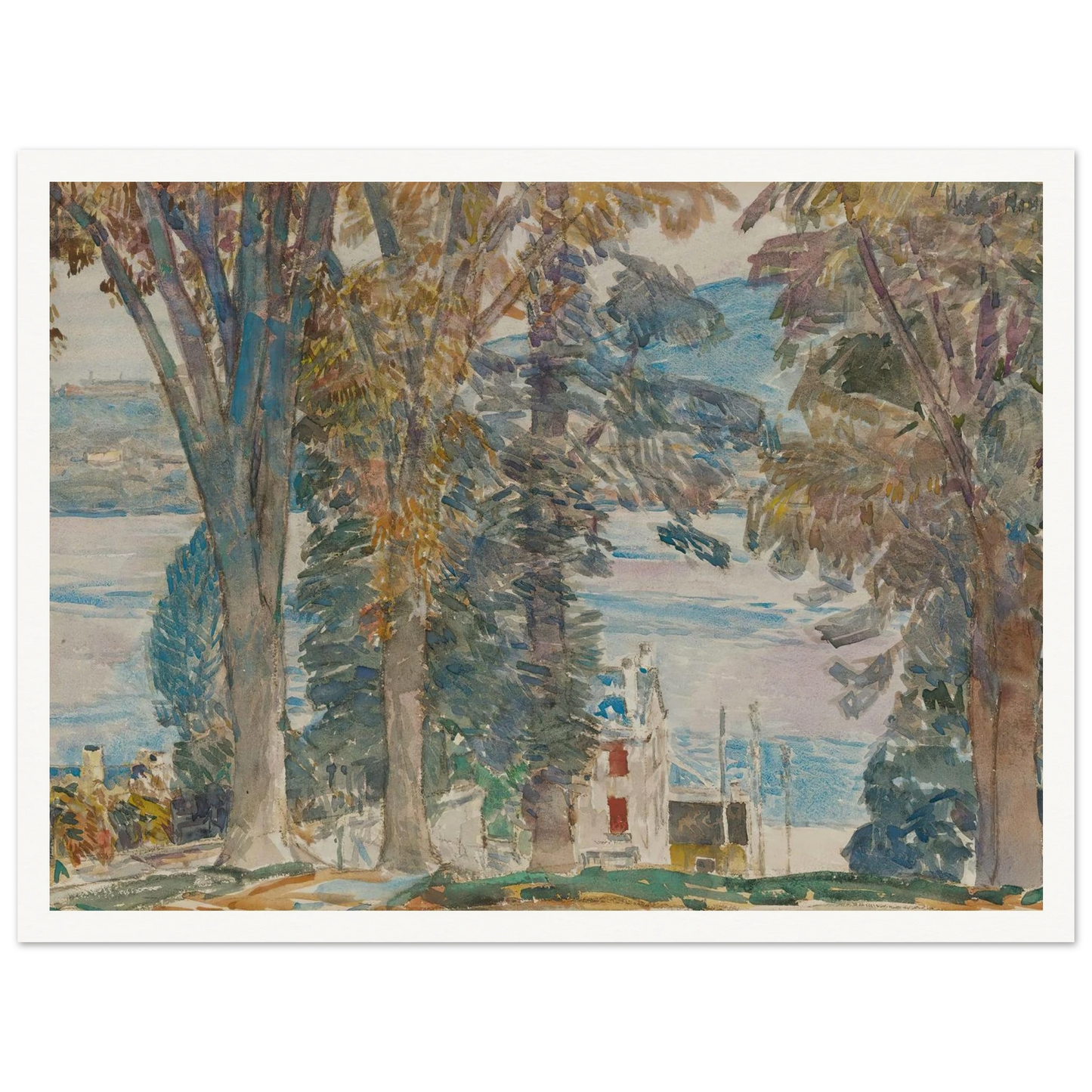 Newburgh, New York (1914) Art Print | Childe Hassam-Quipham Collections