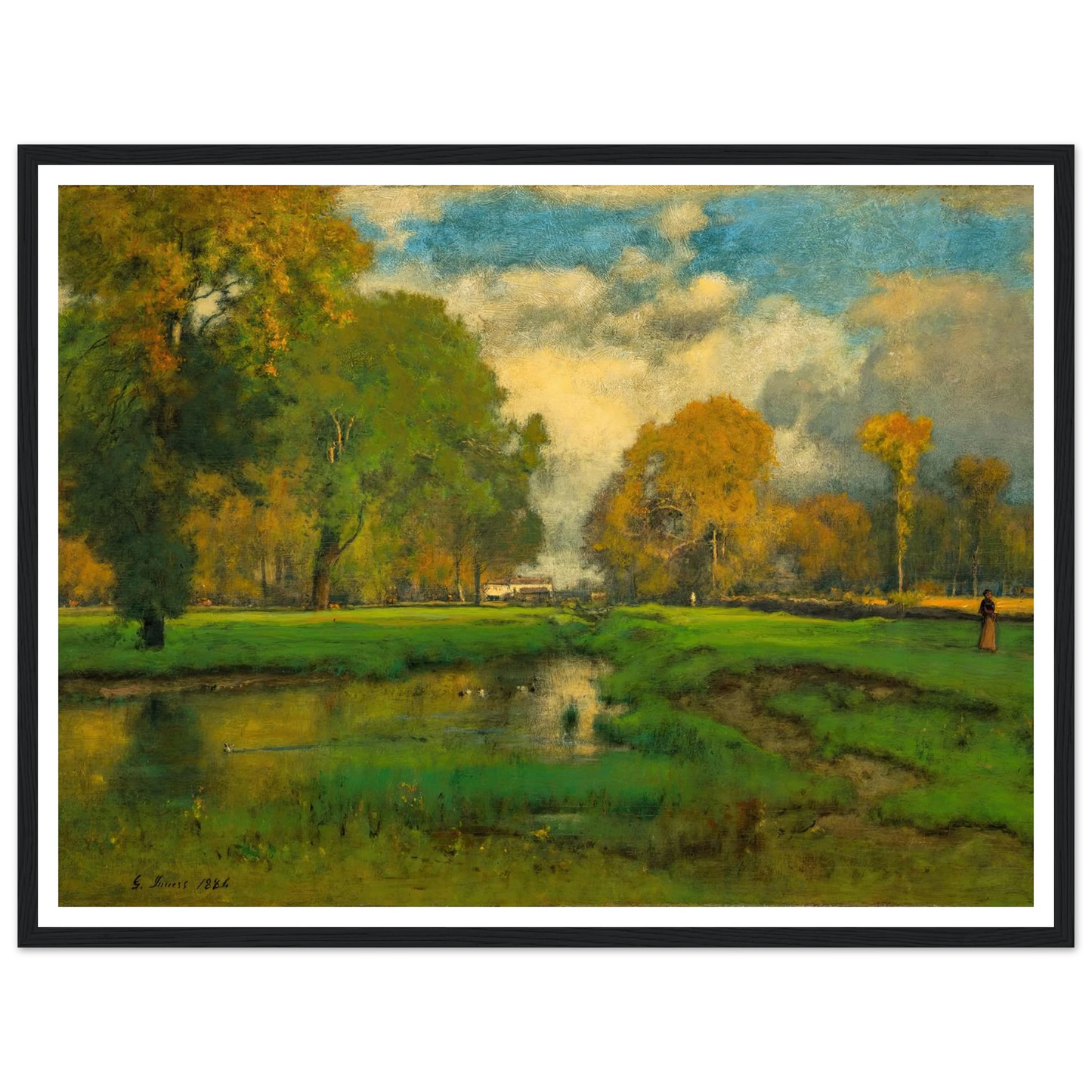 October (1882) Art Print | George Inness-Quipham Collections