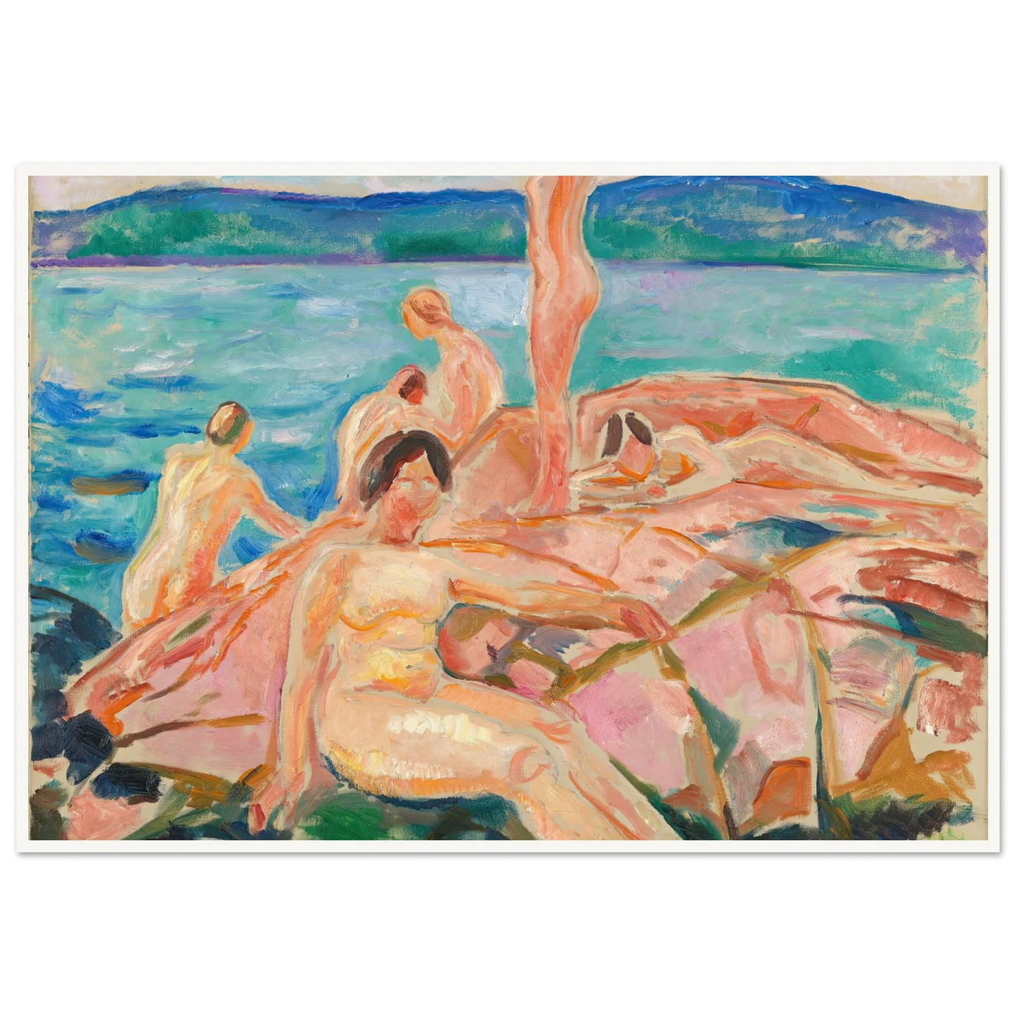 Midsummer (1915) Art Print | Edvard Munch-Quipham Collections