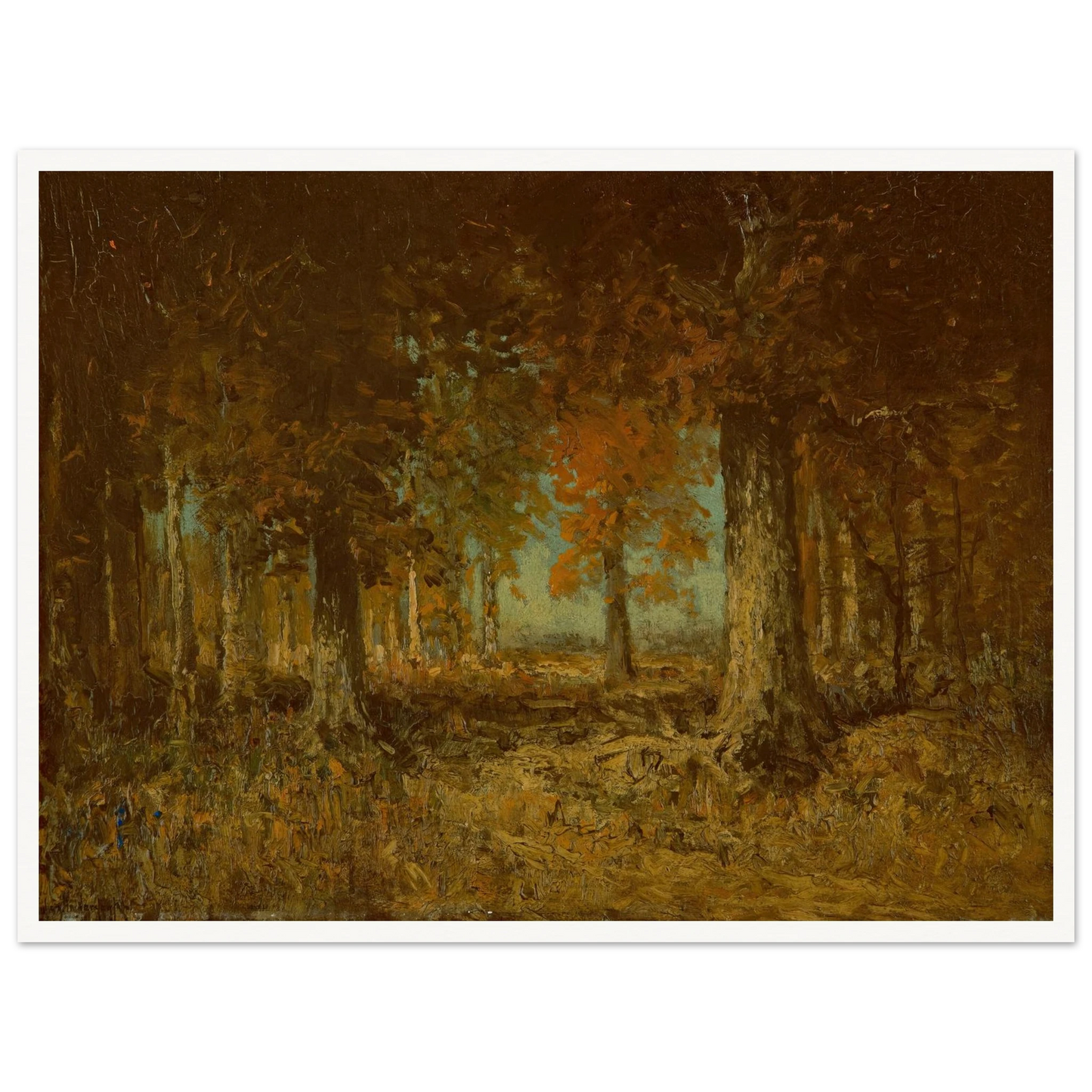 Edge of the Woods (1908) Art Print | Julian Onderdonk-Quipham Collections