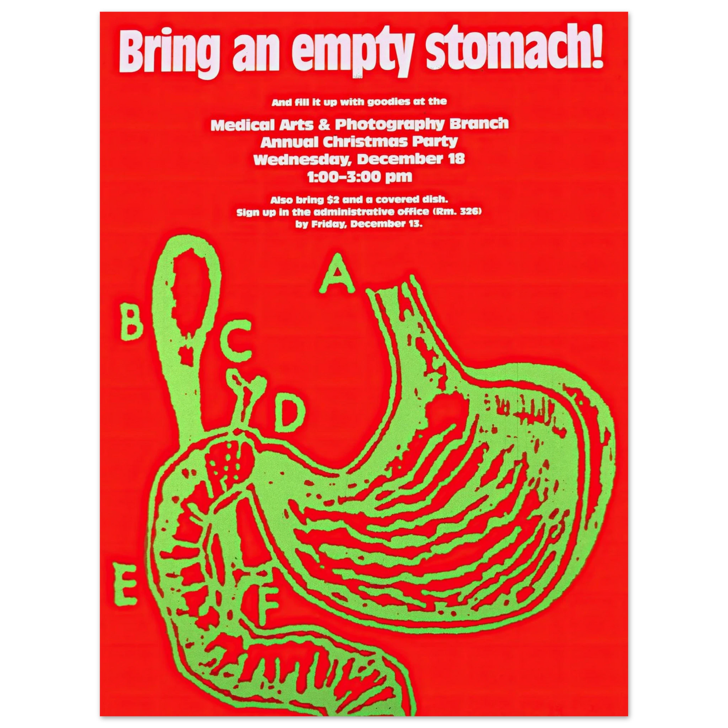 Bring an empty stomach! Art Print | National Institutes of Health-Quipham Collections