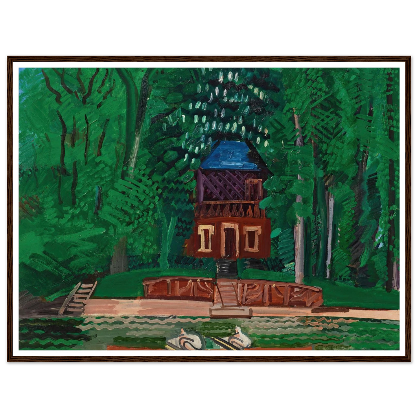 Les canotiers sur la Marne (circa 1922-1925) Art Print | Raoul Dufy-Quipham Collections