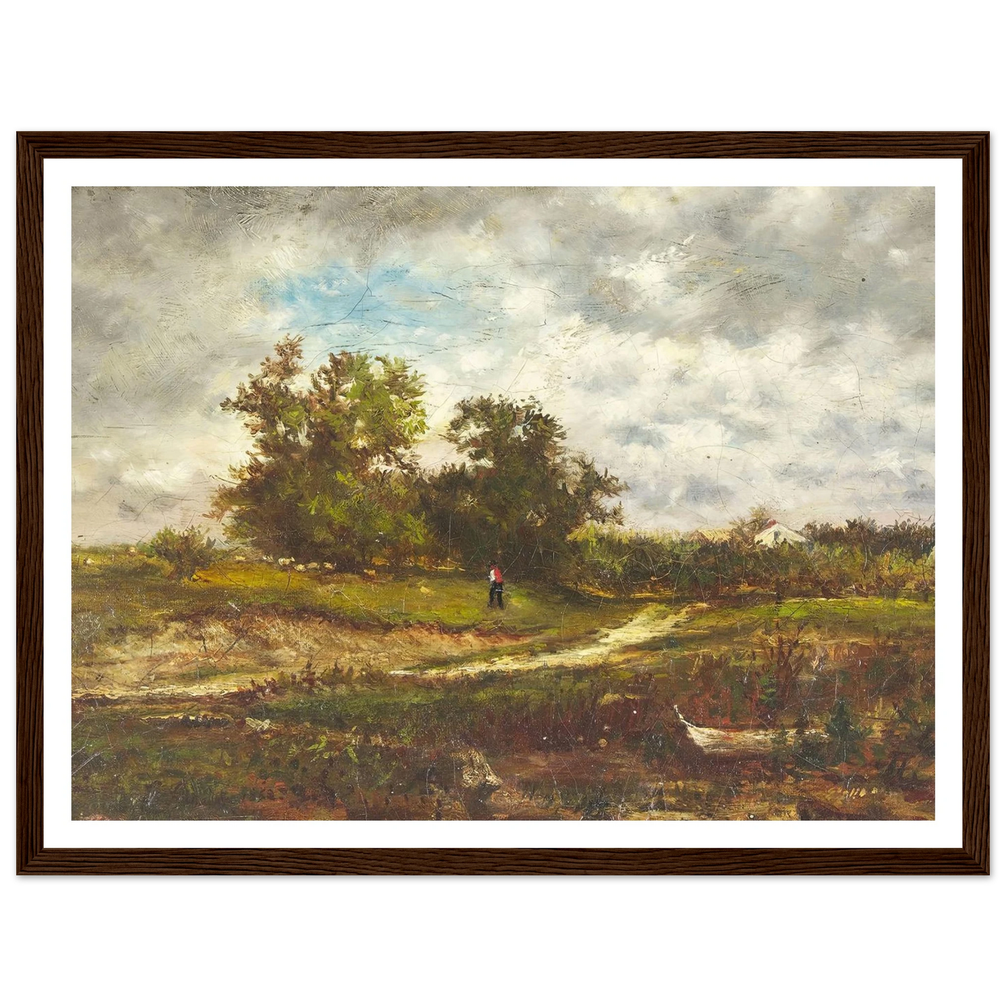 Upland Pasture (1862) Art Print | George Inness-Quipham Collections