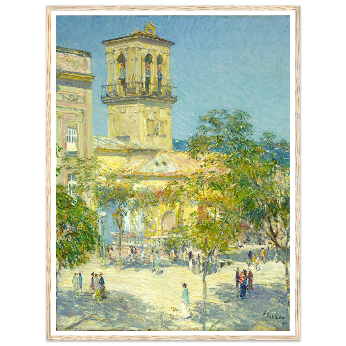 Street of the Great Captain, Córdoba (1910) Art Print | Childe Hassam-Quipham Collections