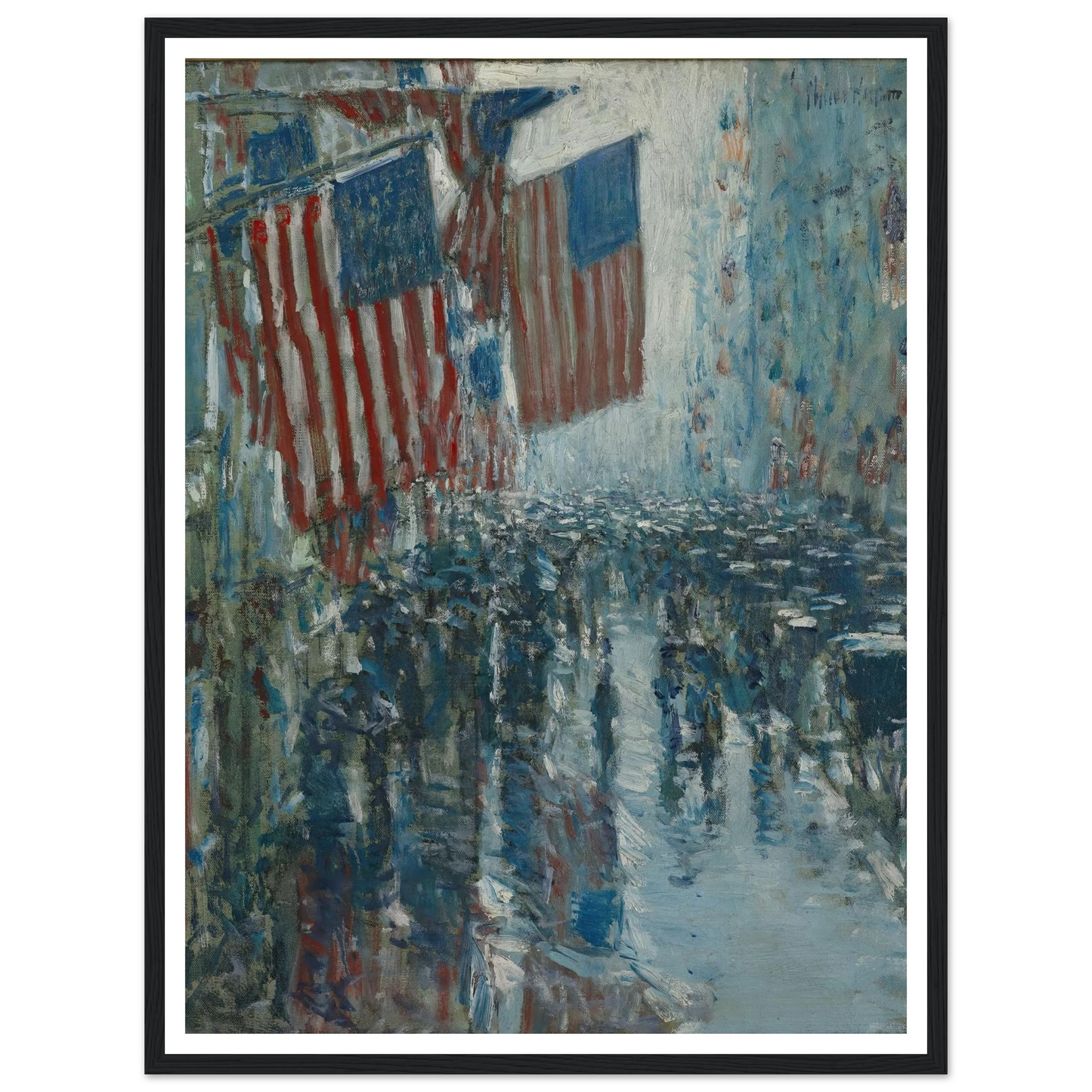 Rainy Day, Fifth Avenue (1916) Art Print | Childe Hassam-Quipham Collections