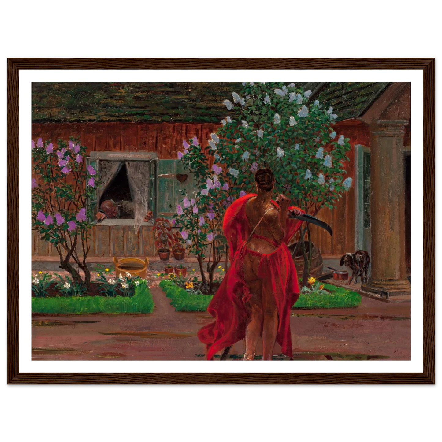 Thanatos (1898-99) Art Print | Jacek Malczewski-Quipham Collections