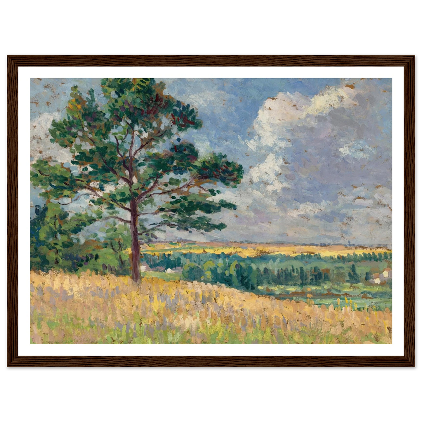 Paysage près de Méréville (circa 1905) Art Print | Maximilien Luce-Quipham Collections