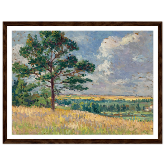 Paysage près de Méréville (circa 1905) Art Print | Maximilien Luce-Quipham Collections