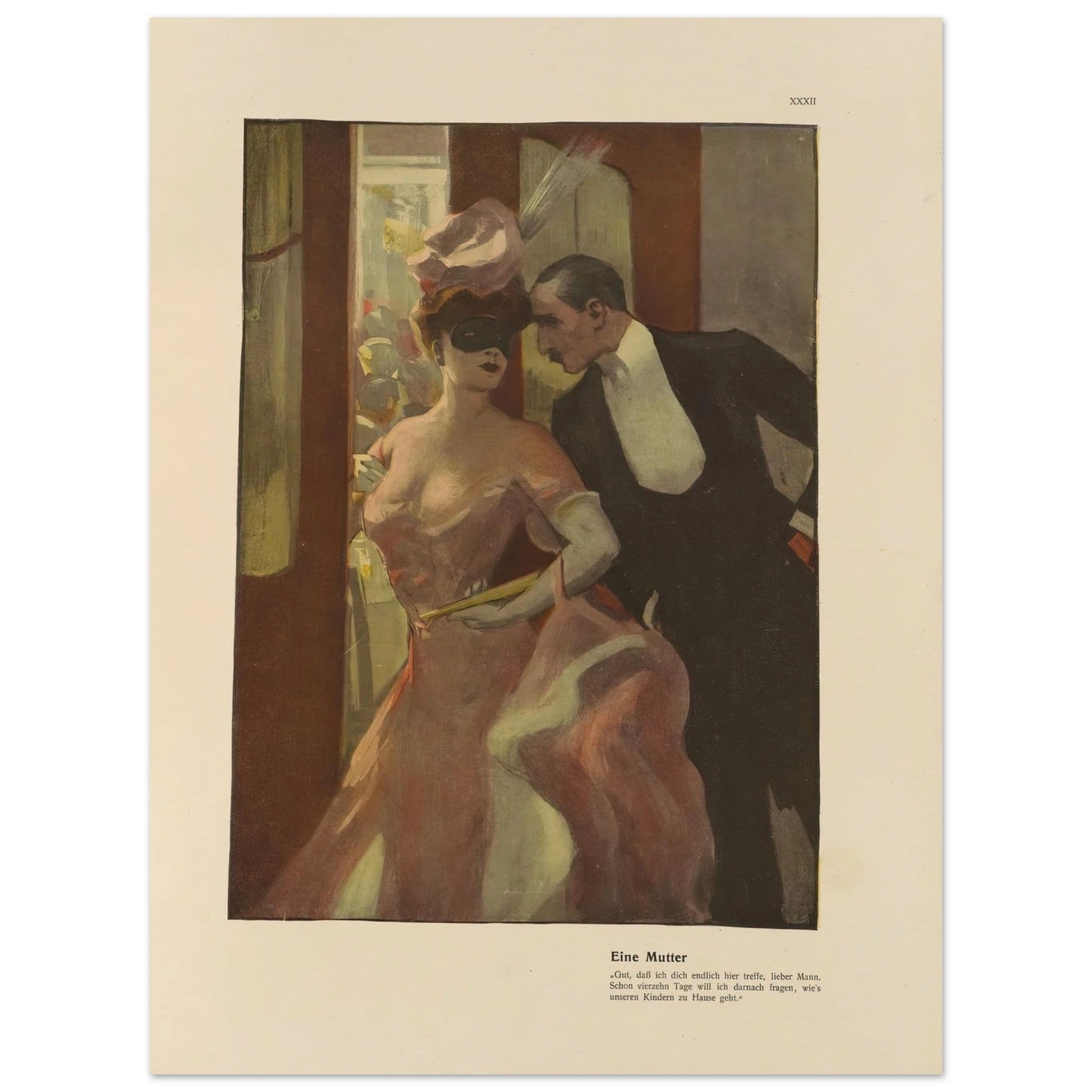 Eine Mutter (1908) Art Print | Ferdinand Freiherr von Reznicek-Quipham Collections