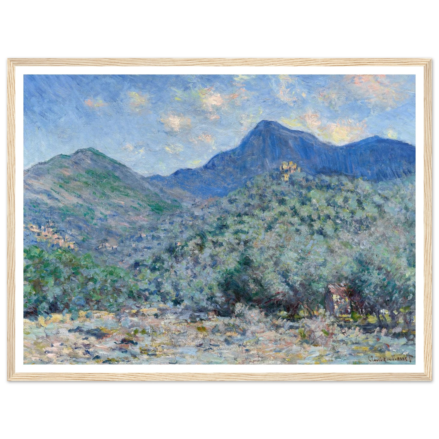 Valle Buona, Near Bordighera (1884) Art Print | Claude Monet-Quipham Collections