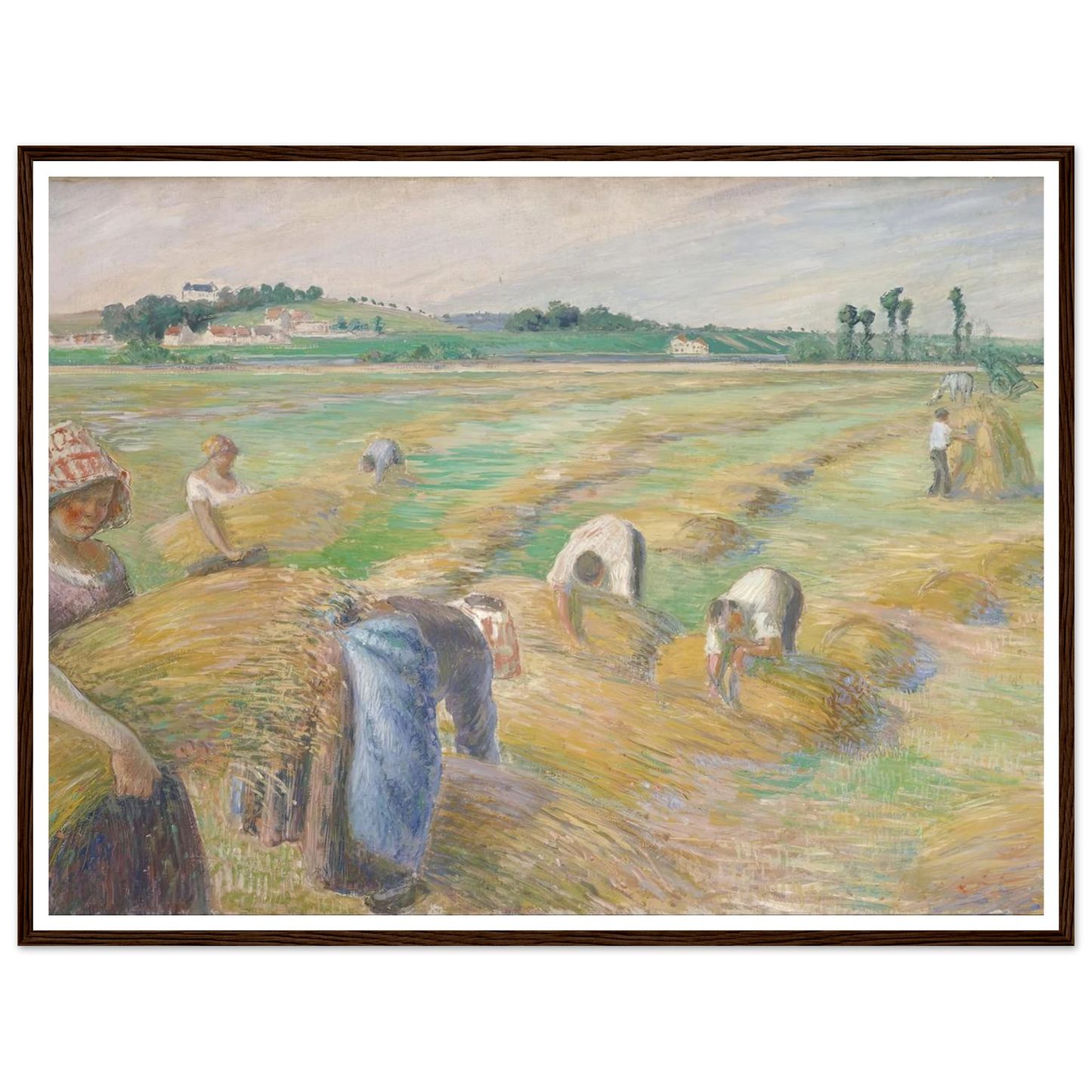 The Harvest Art Print | Camille Pissarro-Quipham Collections
