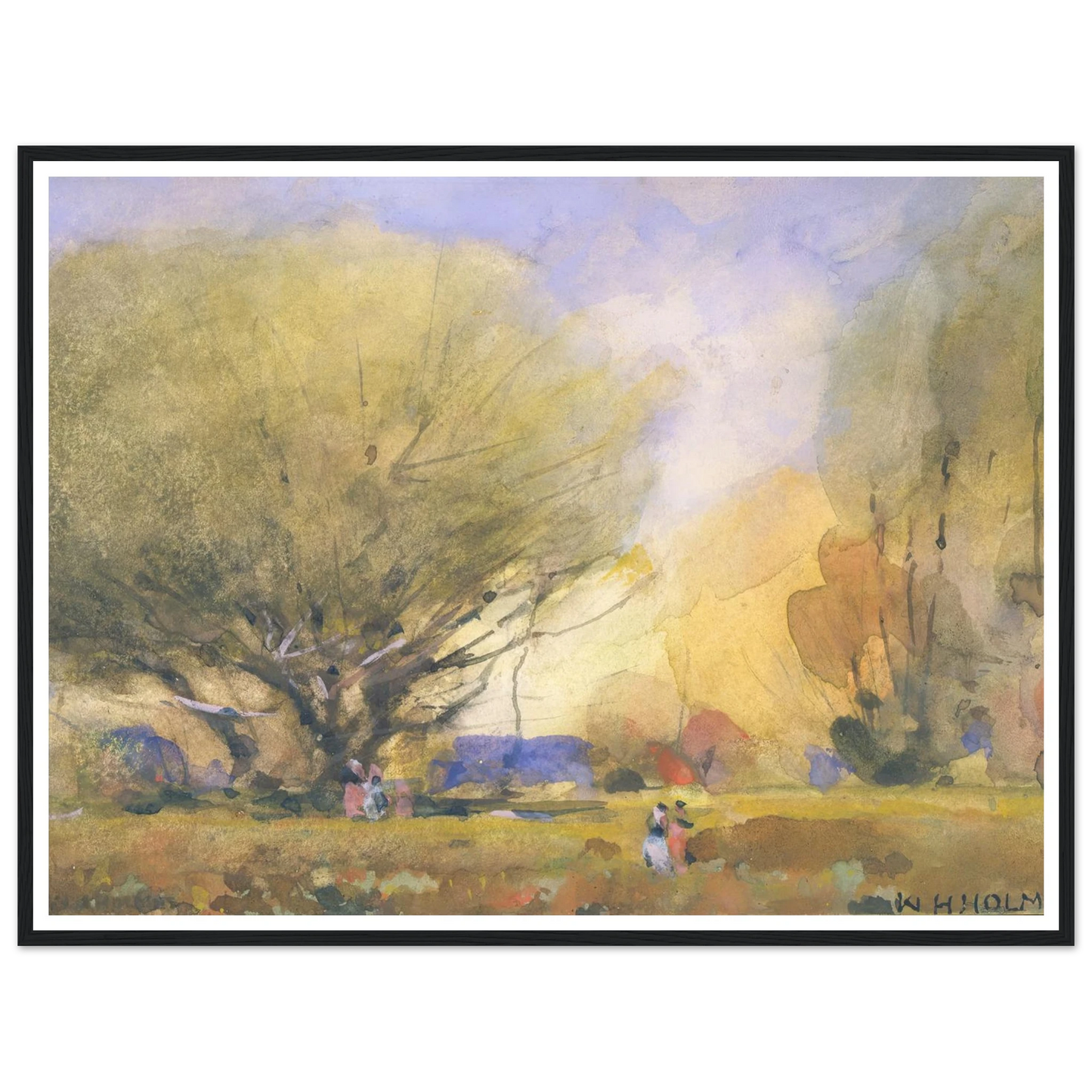 Summer Scene (ca. 1920) Art Print | William Henry Holmes-Quipham Collections