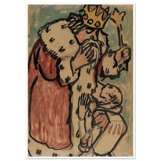 König (1910) Art Print | Christian Rohlfs-Quipham Collections