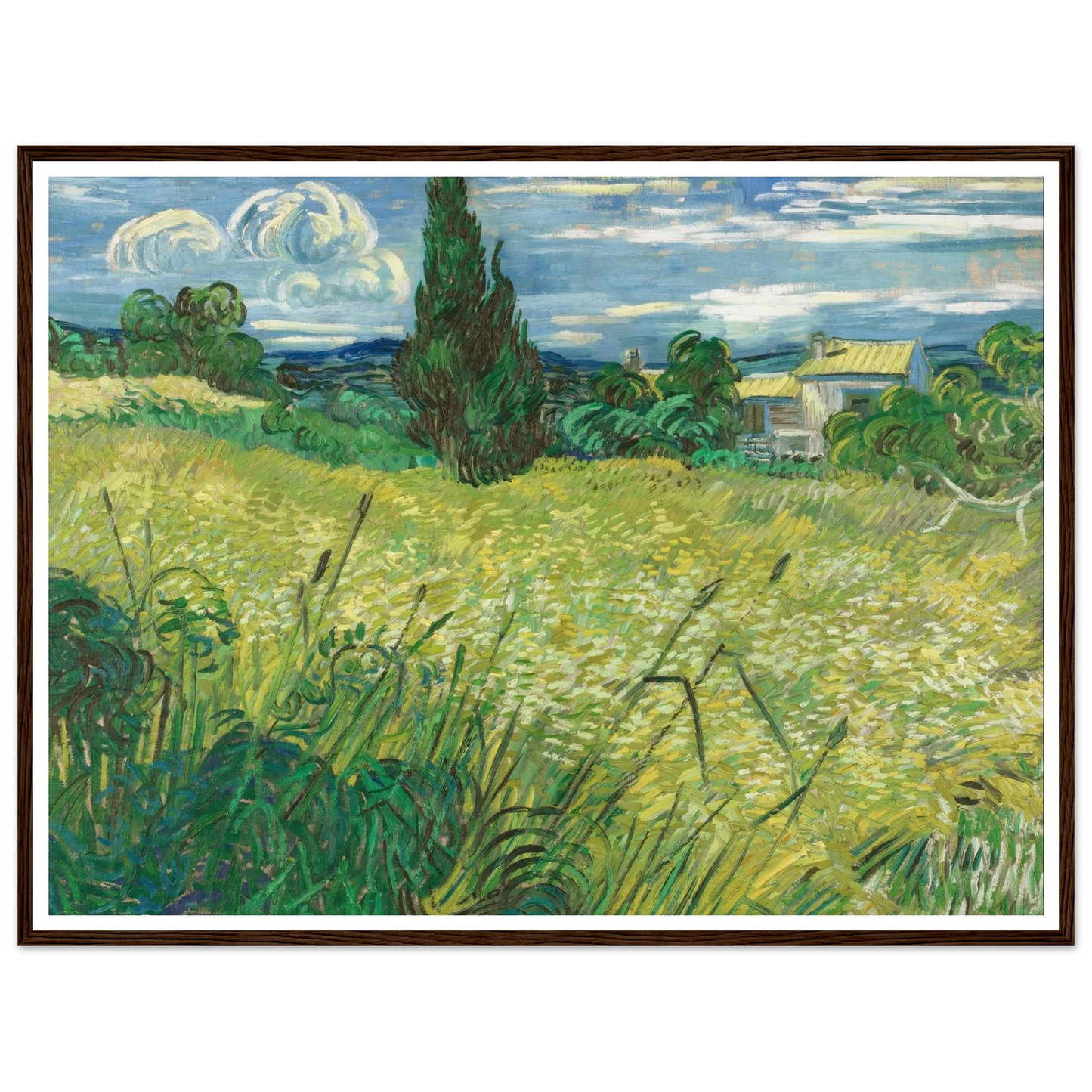 Green Field (1889) Art Print | Vincent van Gogh-Quipham Collections