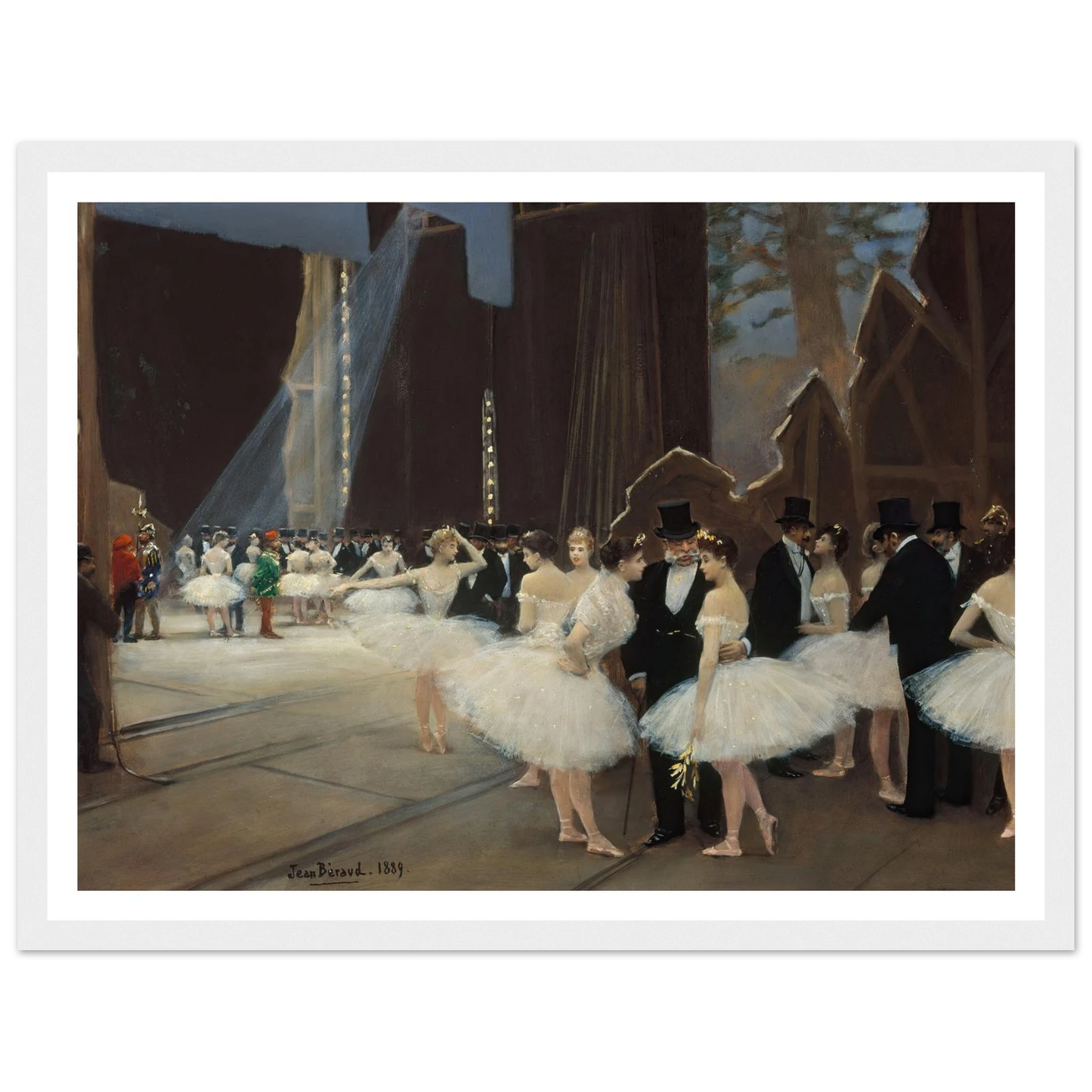Les coulisses de l’Opéra de Paris (1889) Art Print | Jean Beraud-Quipham Collections