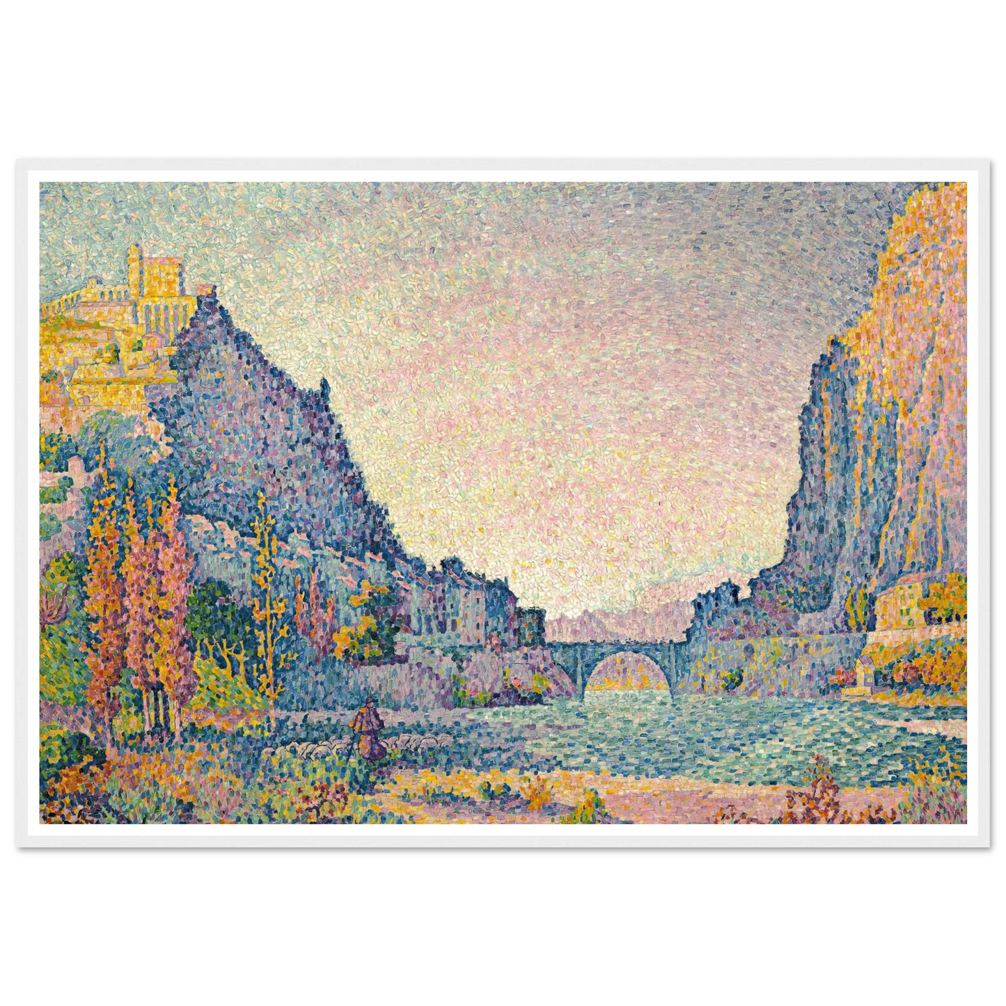 Sisteron (1902) Art Print | Paul Signac-Quipham Collections