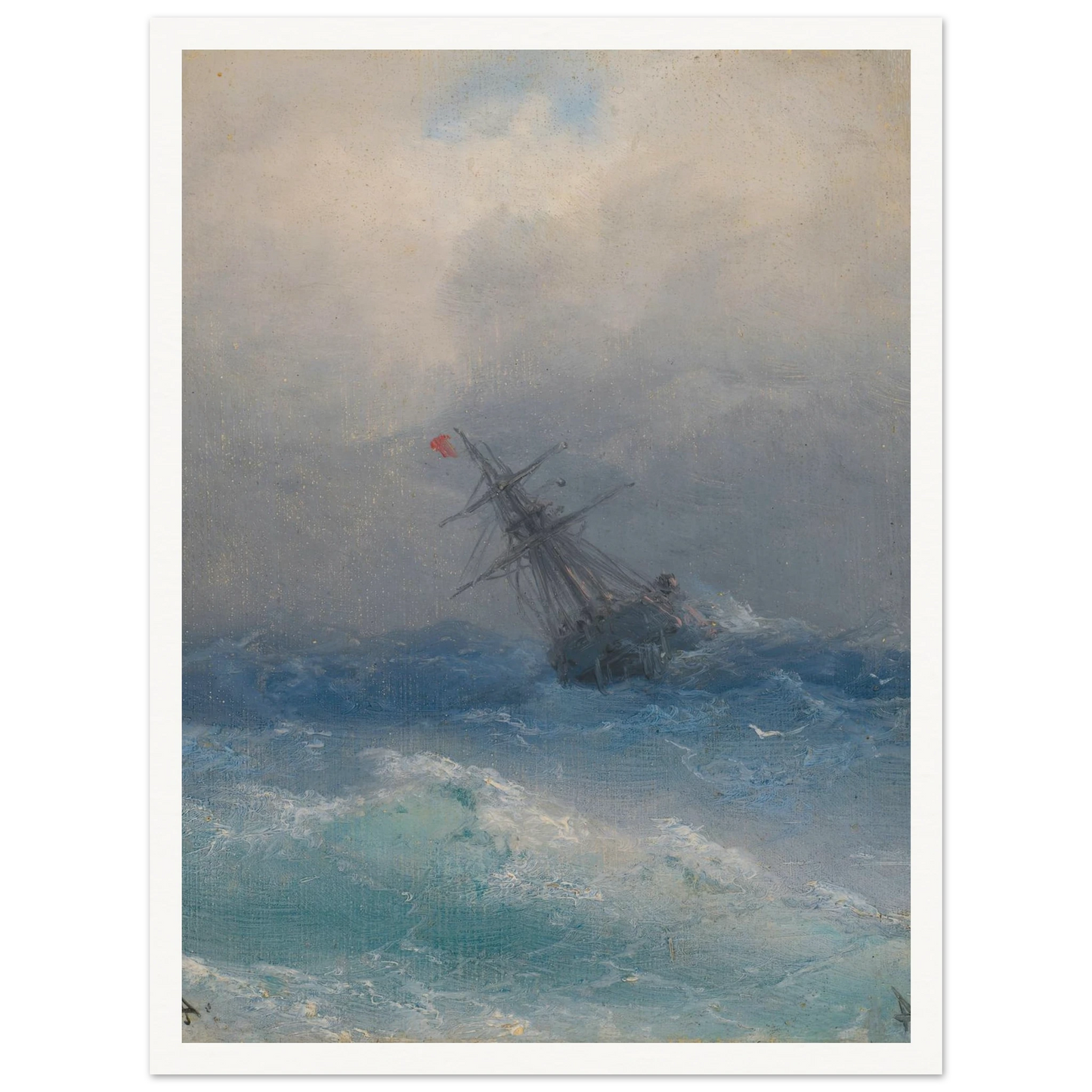 Shipwreck Art Print | Ivan Konstantinovich Aivazovsky-Quipham Collections