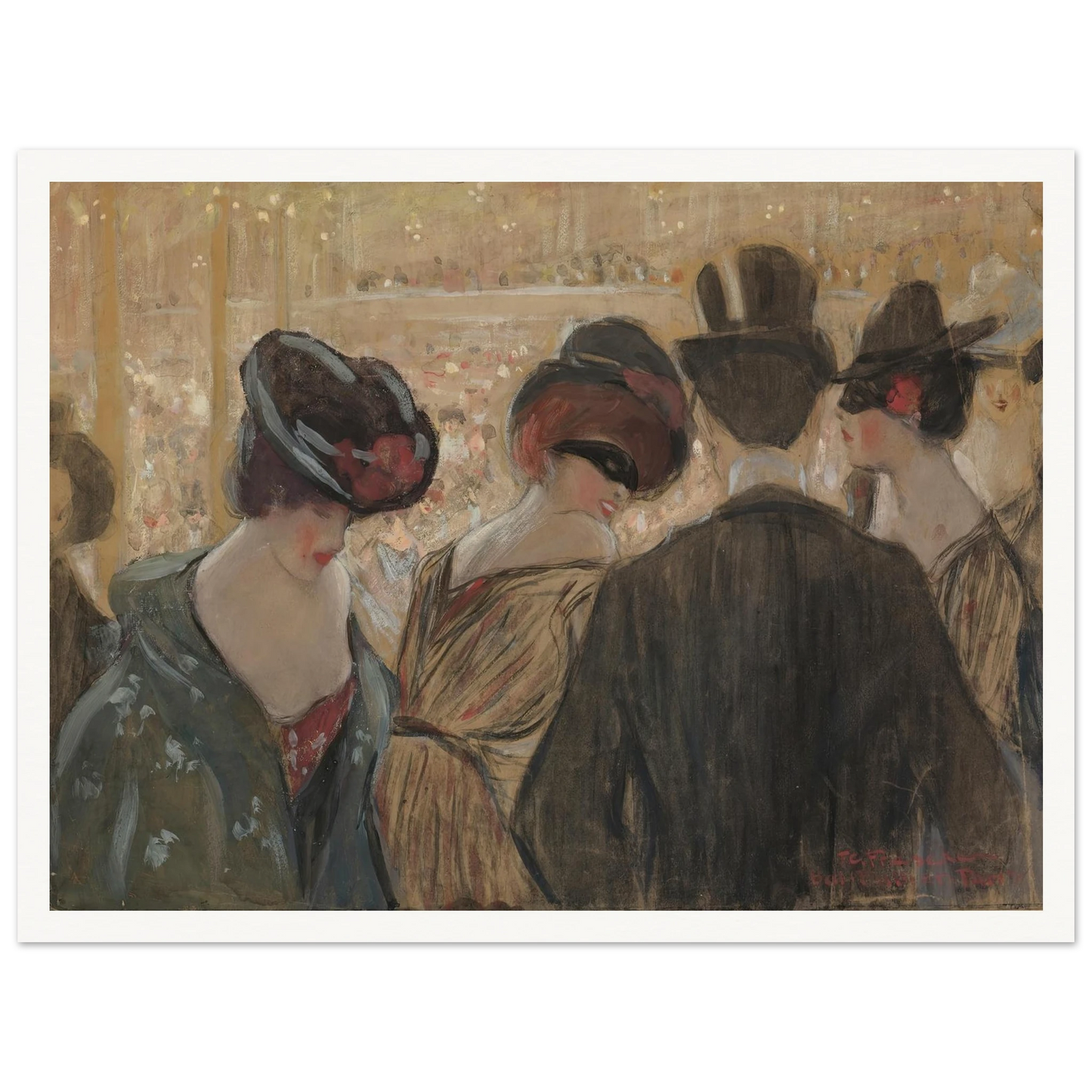 Bal-Bullier, Paris Art Print | Frederick Carl Frieseke-Quipham Collections