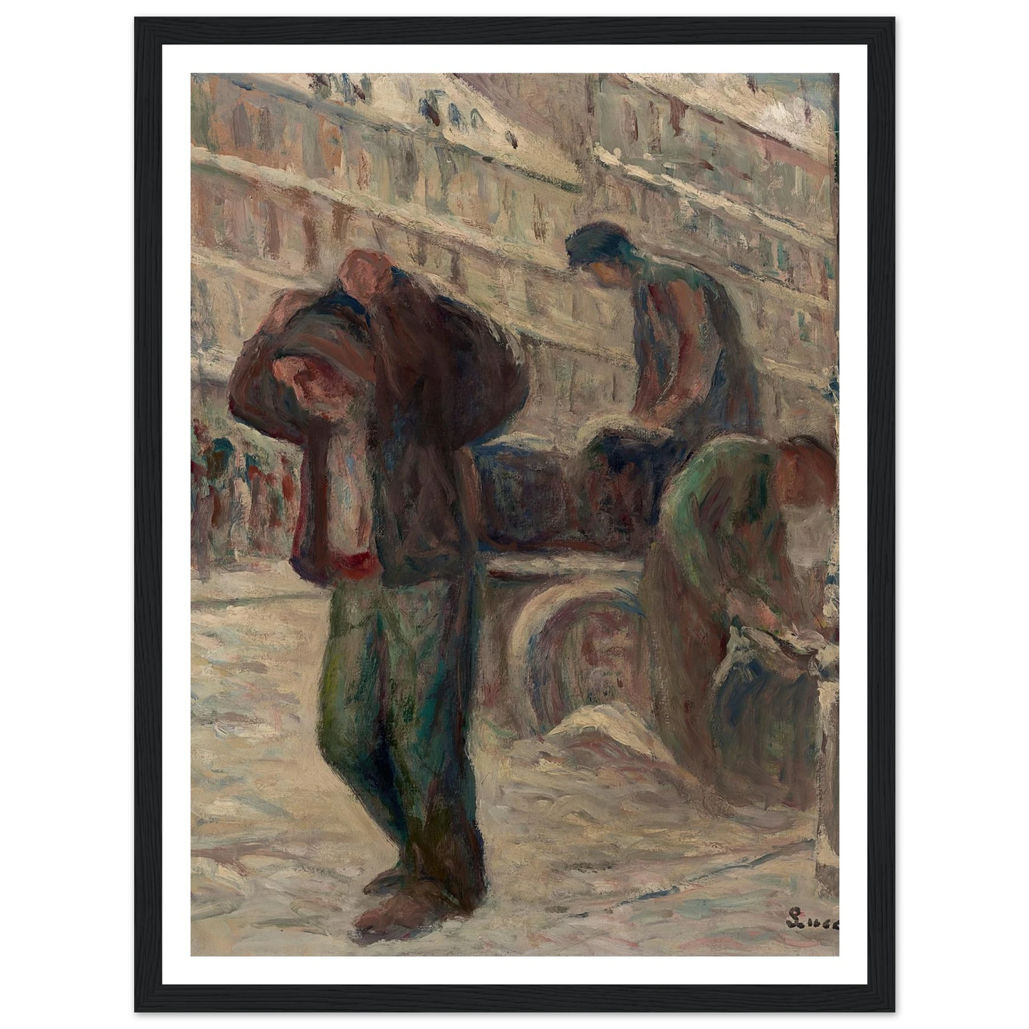 Le Bougnat (1937) Art Print | Maximilien Luce-Quipham Collections