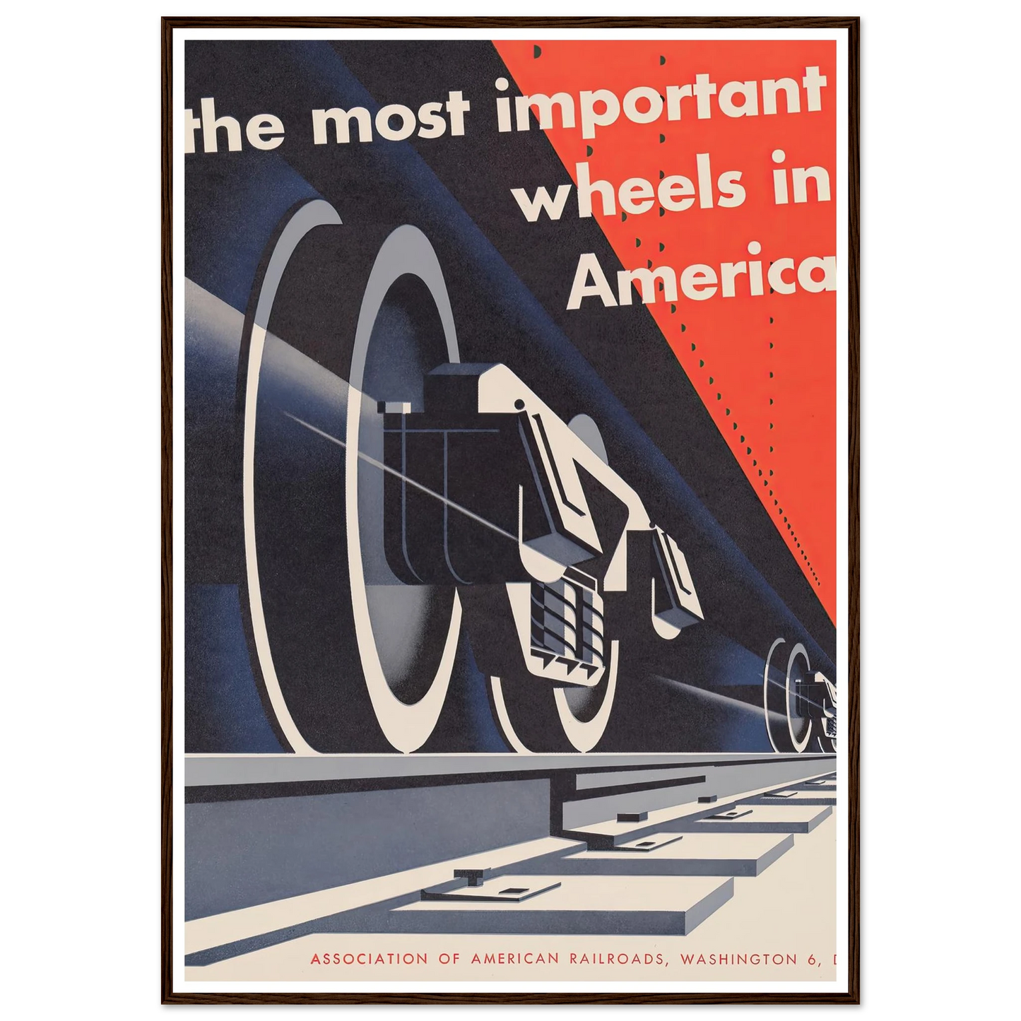 The most important wheels in America (1952) Art Print | Joseph Binder-Quipham Collections