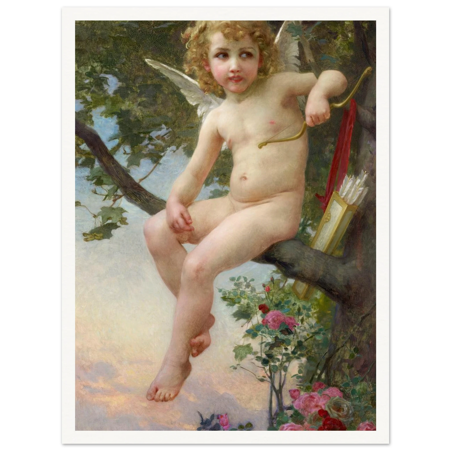 Cupid Art Print | Guillaume Seignac-Quipham Collections