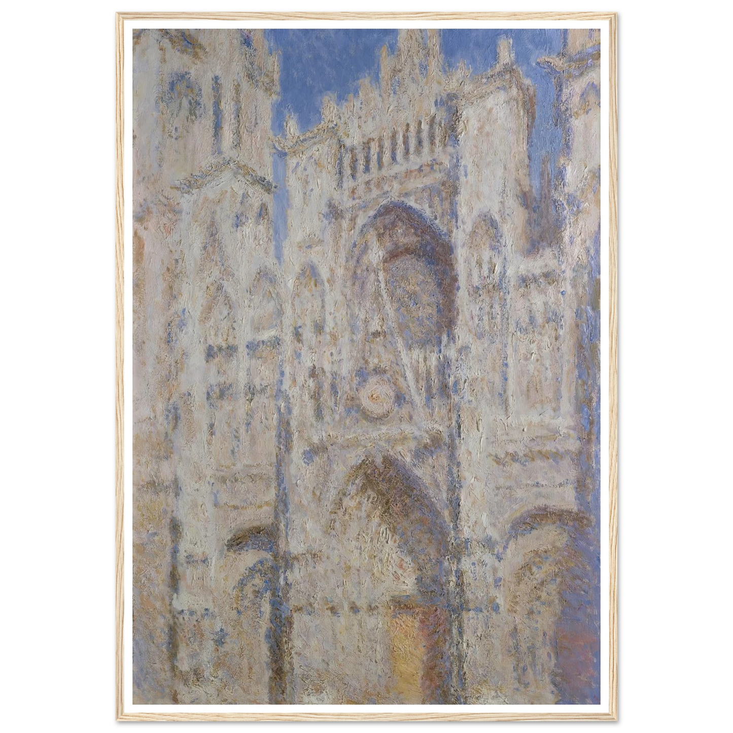 Rouen Cathedral; The Portal (Sunlight) (1894) Art Print | Claude Monet-Quipham Collections