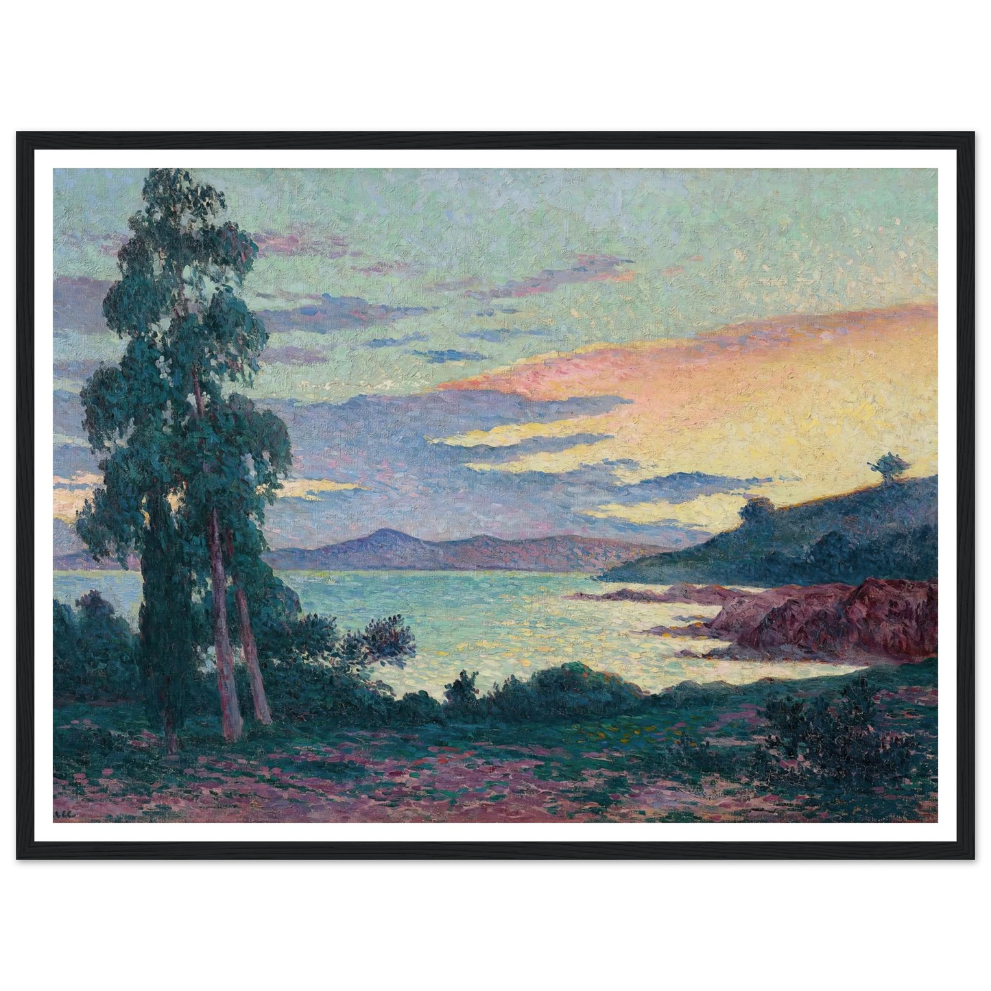 La Fossette Saint-Clair, près du Lavandou (circa 1903-1905) Art Print | Maximilien Luce-Quipham Collections