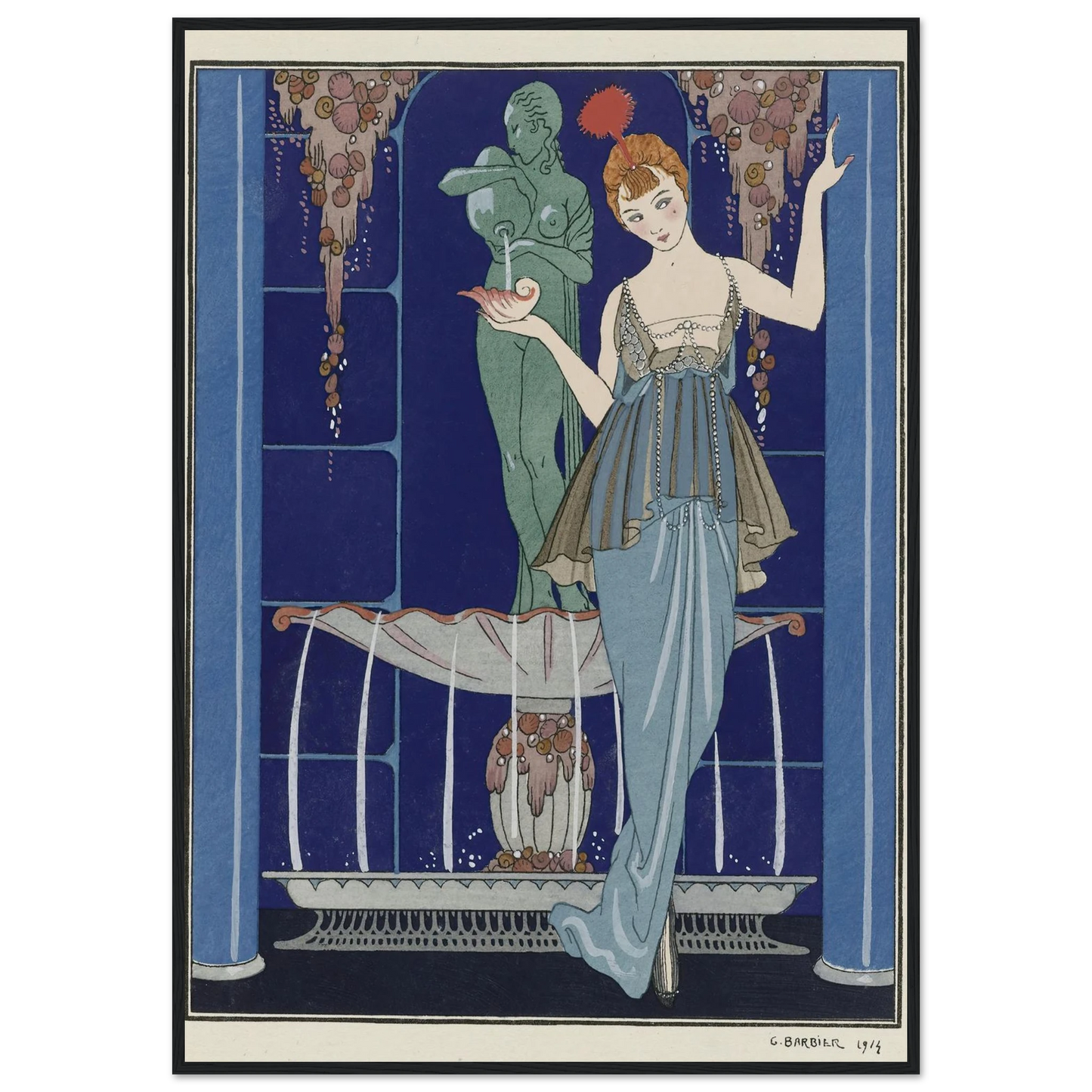 Evening Attire (1914) Art Print | George Barbier-Quipham Collections