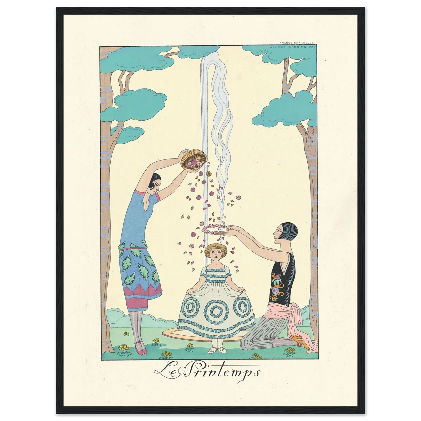 Le Printemps (Spring) (1922–1926) Art Print | George Barbier-Quipham Collections