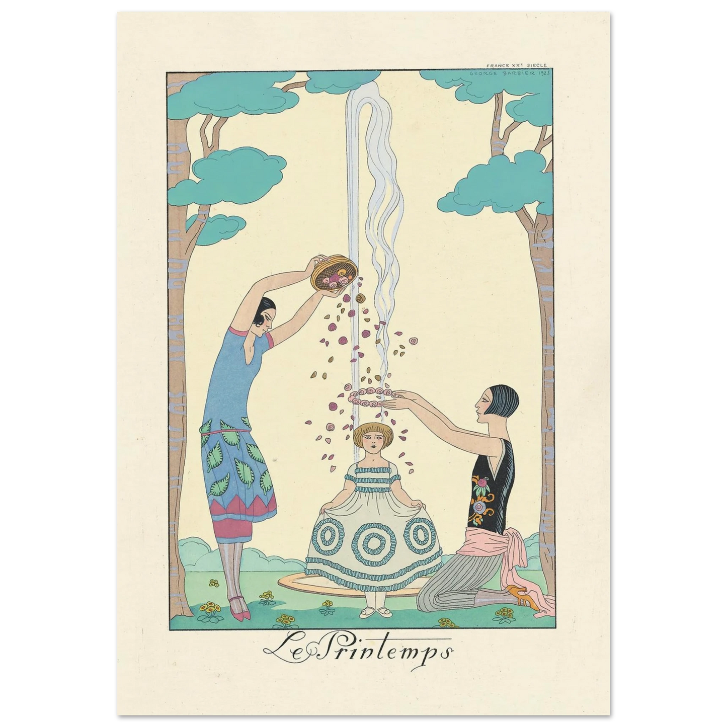 Le Printemps (Spring) (1922–1926) Art Print | George Barbier-Quipham Collections