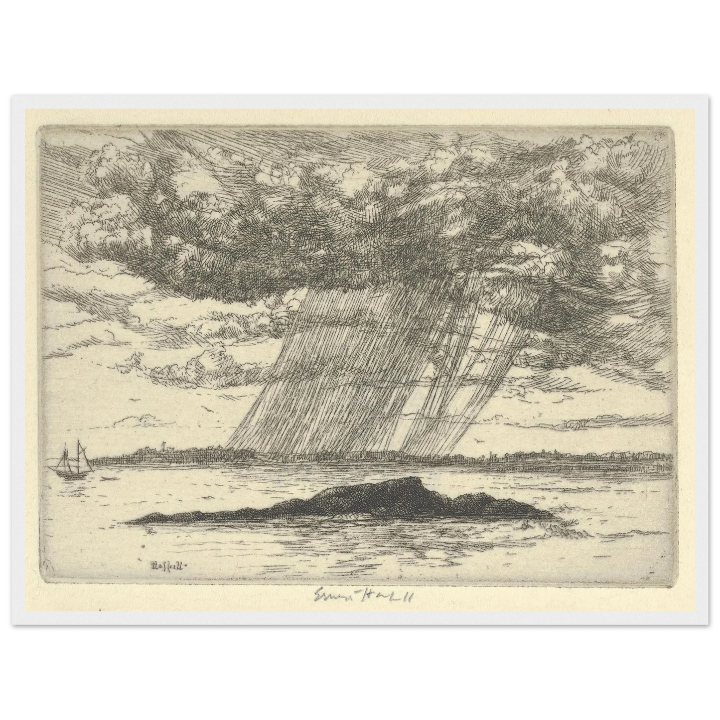 Black Snake Ledge (1912) Art Print | Ernest Haskell-Quipham Collections