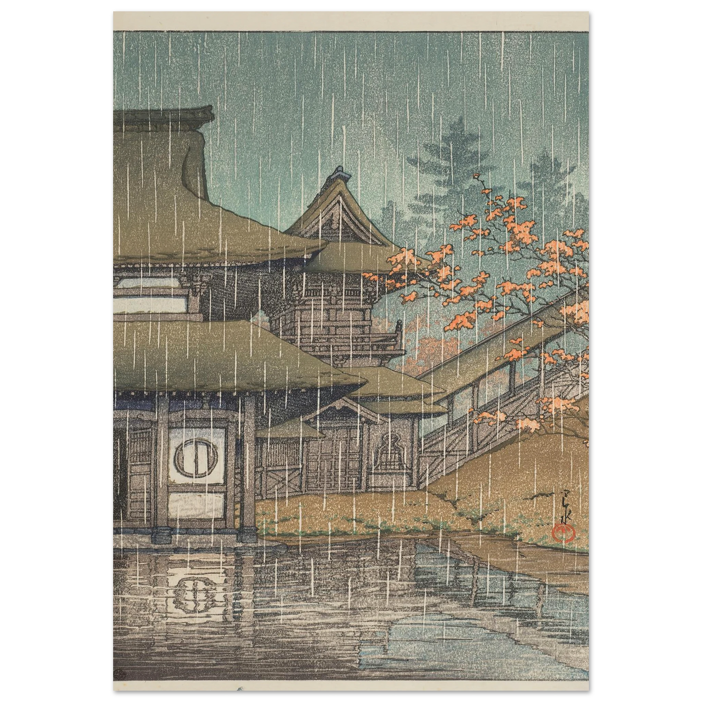Sendai Yamanodera (Yamadera Temple, Sendai) (1933) Art Print | Kawase Hasui-Quipham Collections