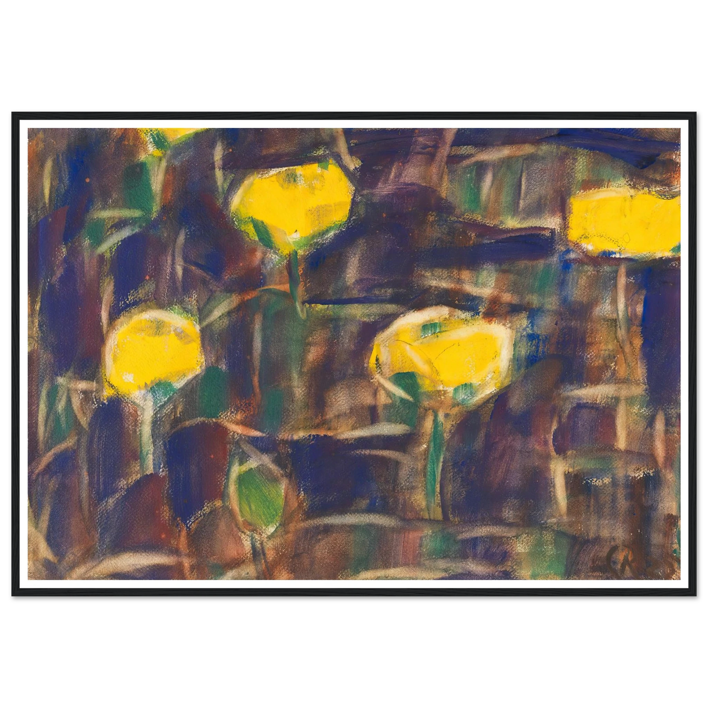 Seerosen (1925) Art Print | Christian Rohlfs-Quipham Collections
