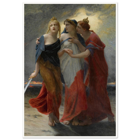 La Belgique, La France Et L’angleterre Devant L’invasion Allemande (1914) Art Print | Guillaume Seignac-Quipham Collections