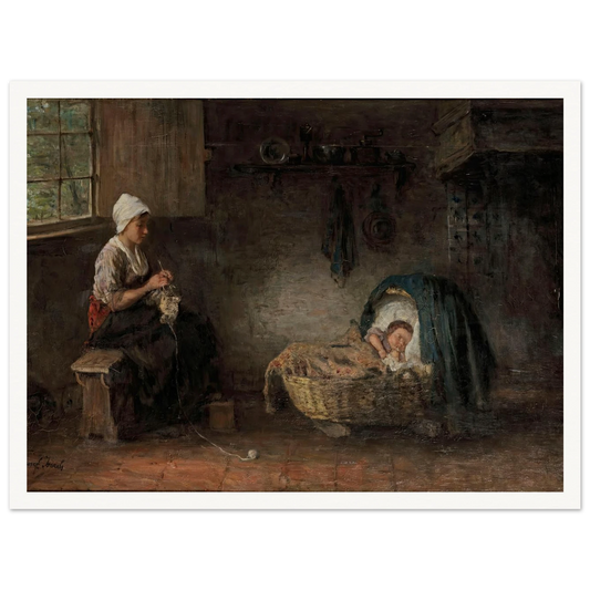 Mother’s treasure Art Print | Jozef Israels-Quipham Collections