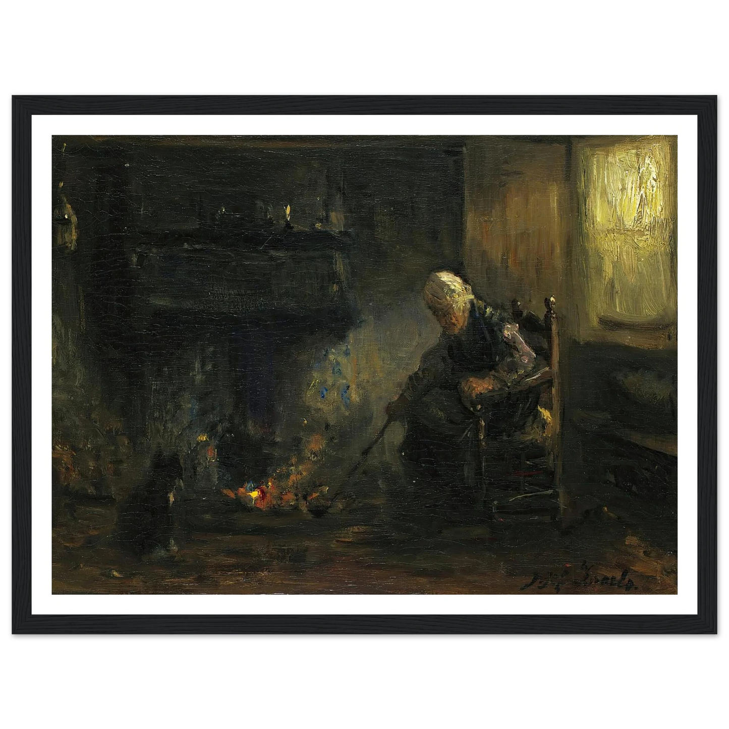 At The Hearth Art Print | Jozef Israels-Quipham Collections