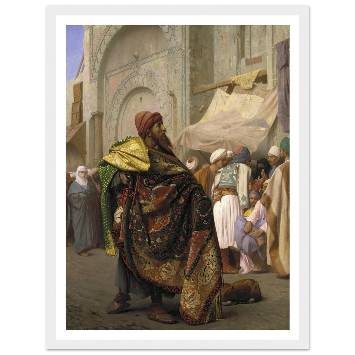 The Carpet Merchant Of Cairo (1869) Art Print | Jean Leon Gerome-Quipham Collections