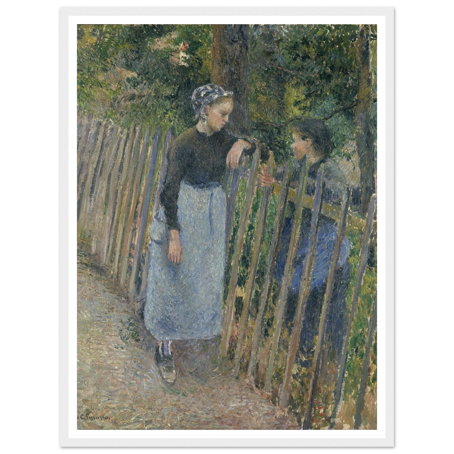 Conversation Art Print | Camille Pissarro-Quipham Collections