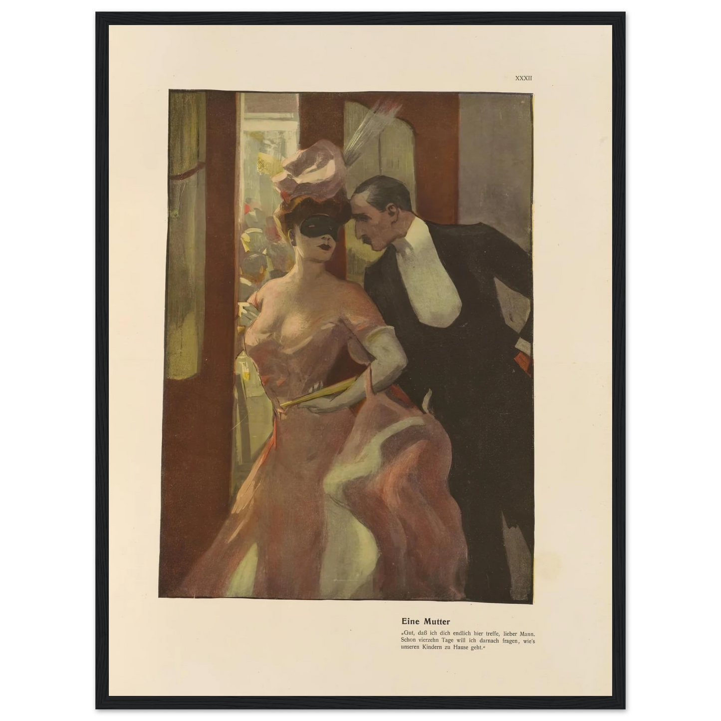 Eine Mutter (1908) Art Print | Ferdinand Freiherr von Reznicek-Quipham Collections