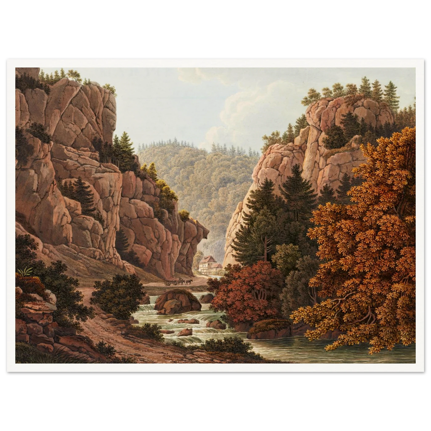 Entrée du Val de Moutier Art Print | Peter Birmann-Quipham Collections
