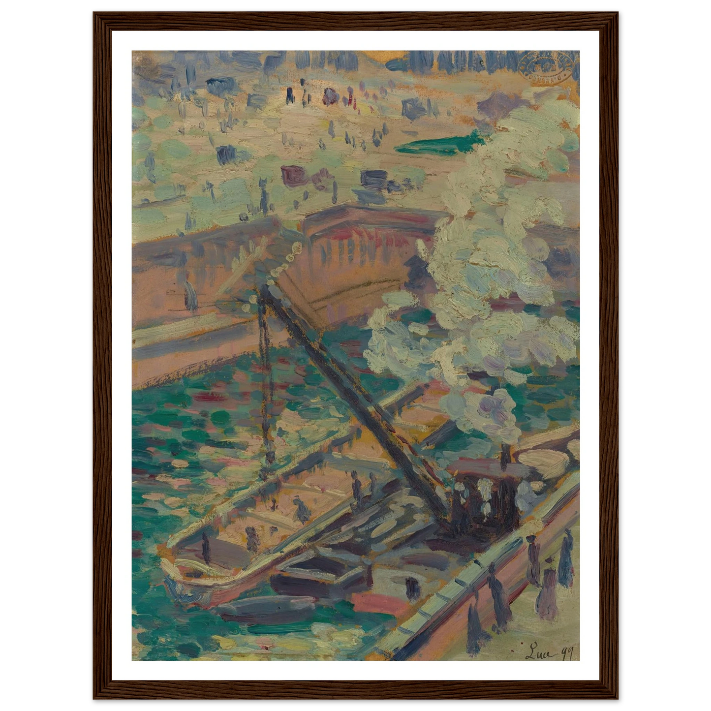 Pochade pour Notre-Dame (1899) Art Print | Maximilien Luce-Quipham Collections