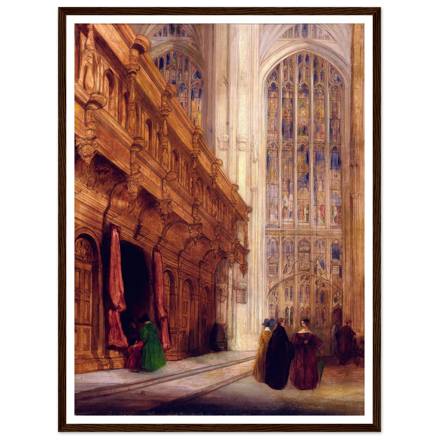 King’s College Chapel–Cambridge Art Print | David Roberts-Quipham Collections